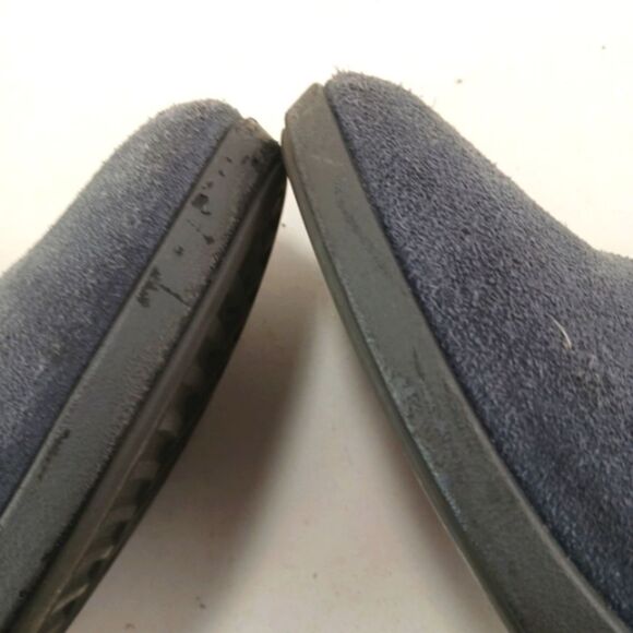 Crocs Womans Leigh Suede Wedge Bootie Gray Women 10 Lace-up 2.5 inch Heel....... - Picture 4 of 14